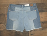 Judy Blue Two Toned Bessie Shorts - Small to 3x
