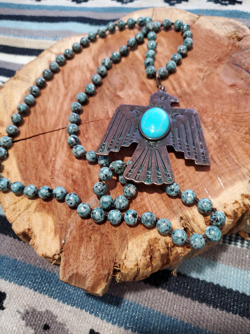 Thunderbird Natural Stone Necklace