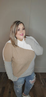 ColorBlock Sweater Small to 3x