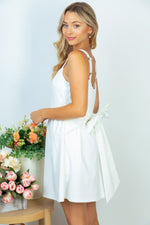 White Birch Sleeveless Solid Knit Dress