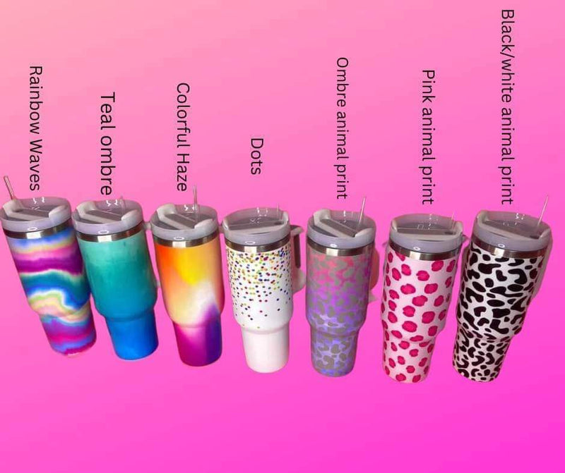 JULY DELIVERY- 40 oz tumblers - special designs