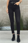 1044 - The Cara - Risen Black Ankle Skinny Jeans - REG AND PLUS
