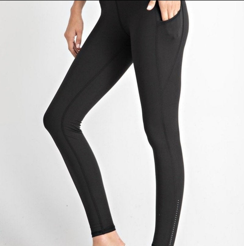 1759 - High Rise Butter Leggings with Side Pocket