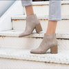 269 - The Foxglove - Taupe Leather Booties - 7 to 11