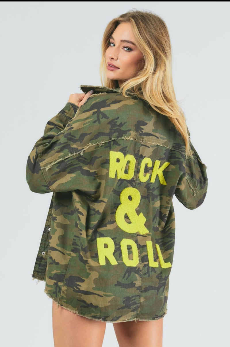 Camo Rock & Roll Jacket