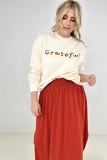 Gilli "Grateful" Graphic Sweatshirt