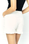 Judy Blue Margot Full Size Button Fly Tulip Hem Shorts