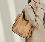 Brown Soft Handle Tote Bag