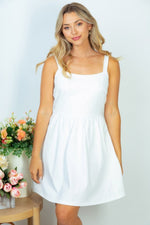 White Birch Sleeveless Solid Knit Dress