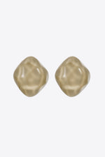 Stand Out Irregular Resin Stud Earrings