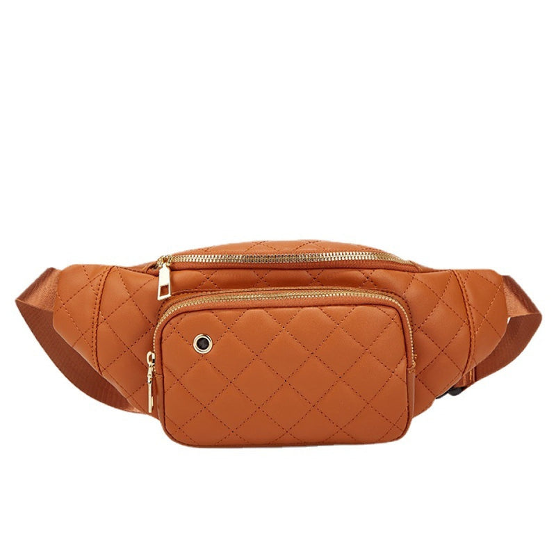 The Amber Bag: Rhombus Pattern Crossbody Waist Bag 3 Colors (Only Ships to US)